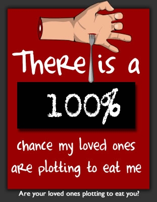 Are your loved ones plotting to eat you?