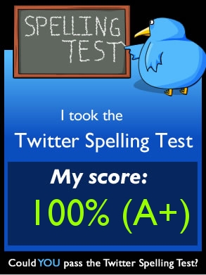 The Twitter Spelling Test