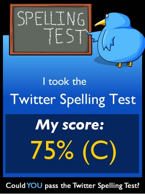 The Twitter Spelling Test