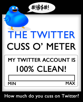 How much do you cuss on Twitter?